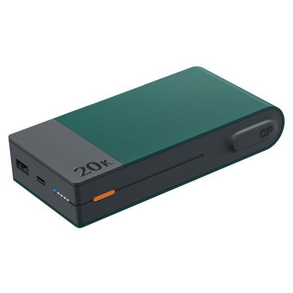 GP Powerbank 20.000 mAh USB-A og USB-C
