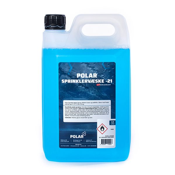 Polar sprinklervæske -21 grader 2,5 liter
