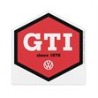 VW GTI isskraber sekskantet, ''Since 1976''