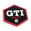 VW GTI gummimagnet, flerfarvet, 2 stk.