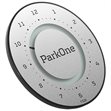 ParkOne 2 parkeringsskive sølv