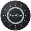 ParkOne 2 Parkeringsskive sort