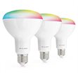 Caliber BR30 smart home 3 pack LED pære hvid/multicolor