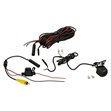 Miniaturebillede af Bakkamera universal mini med nightvision firkantet 12V