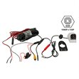 Miniaturebillede af Bakkamera AHD universal dråbeformet hvid 12/24V