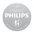 Miniaturebillede af Philips CR2025 knapcellebatteri 3V