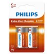 Miniaturebillede af Philips Longlife C batteri 2 stk