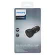 Philips lader til cigarstik USB-A+C 36W
