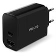 Philips vægoplader USB-A+C 30W