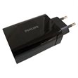 Philips vægoplader USB-A+C 30W