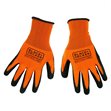 Miniaturebillede af Black and Decker arbejdshandsker str L orange