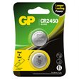 GP CR2450 lithium knapcelle batteri 2-pak