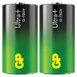 GP Ultra Plus Alkaline C-batteri 2-pak