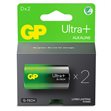 GP Ultra Plus Alkaline D-batteri 2-pak