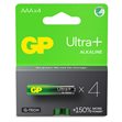 GP Ultra Plus Alkaline AAA-batteri 4-pak