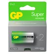 GP Super Alkaline D-batteri 2-pak