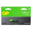 GP Ultra Plus Alkaline  AAA-batteri 10-pak