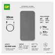 Miniaturebillede af GP plus series powerbank USB-A og C
