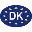 Trykt DK EU skilt stort