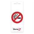 Rygning forbudt Ø5 klistermærke hvid