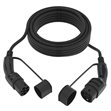 Miniaturebillede af Ladekabel type 2 16A 3-faset 7,5 meter