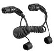 Miniaturebillede af Ladekabel Spiral Type-2 32A 3-faset 5 meter