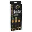 Billionaire detailing brushes sæt med 3 stk.