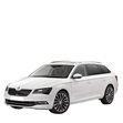 Bagagerumsbakke i gummi til Skoda Superb III stc 2015 og frem