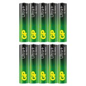 GP Ultra Plus Alkaline  AAA-batteri 10-pak