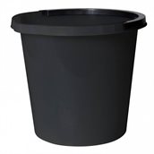 Atlanta vaskespand sort 10 liter