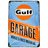 Gulf metalskilt 