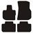 Velour måtter BMW X3, X4, iX3 (G01, G02, G08) 2017-