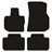 Luksus velourmåtter BMW X3, X4, iX3 (G01,G02,G08) 2021-